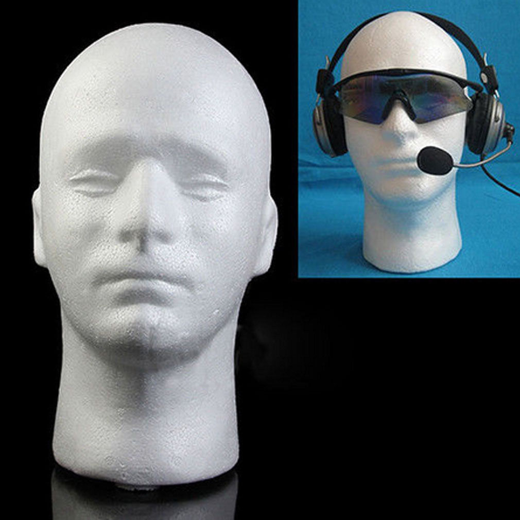 Female MANNEQUIN 11" head with holder base display wig hat glasses 