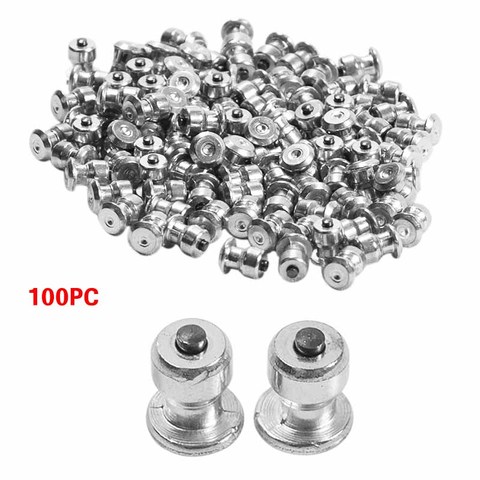 100pcs Winter Wheel Lugs Car Tires Studs Screw Snow Spikes Wheel Tyre Snow Chains Studs For Shoes ATV Car Motorcycle Tire 8x10mm ► Photo 1/6