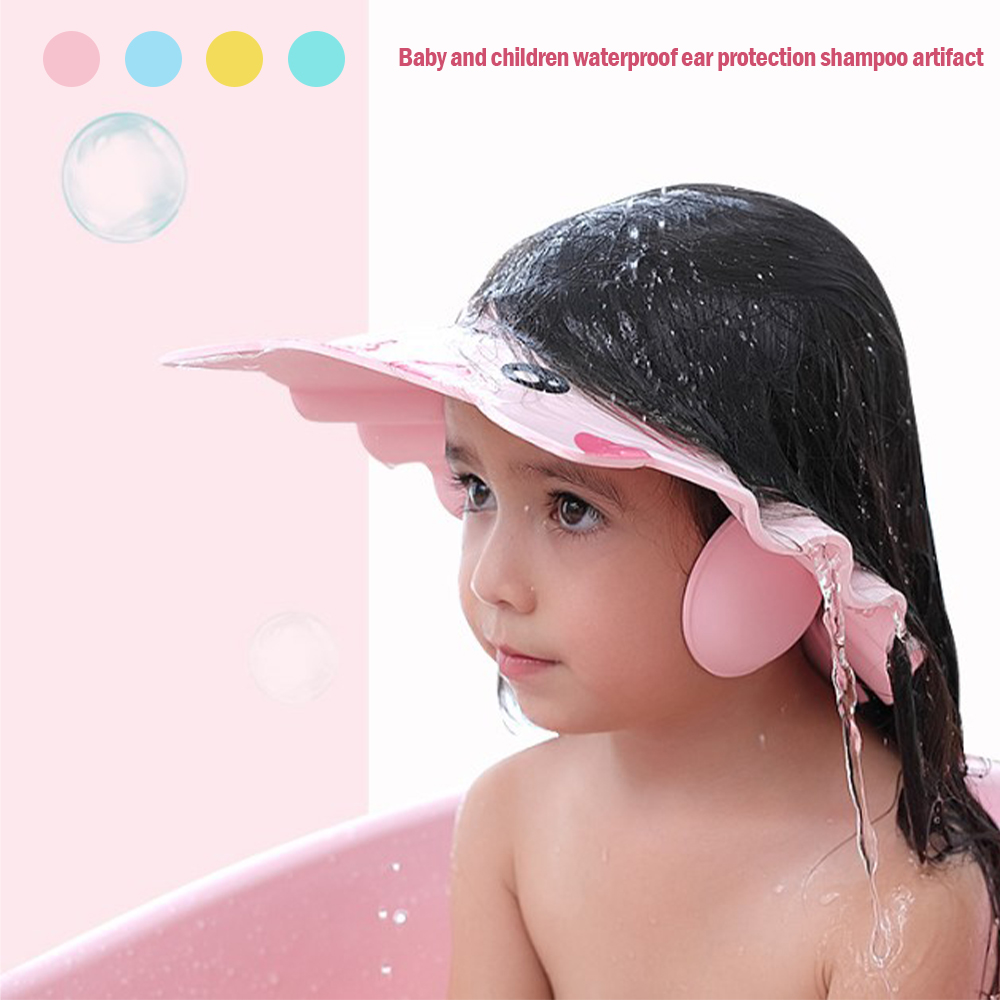 Buy Online Shower Cap Adjustable Hair Wash Hat For Newborn Infant Ear Protection Children Kids Shampoo Shield Bath Head Cover Alitools