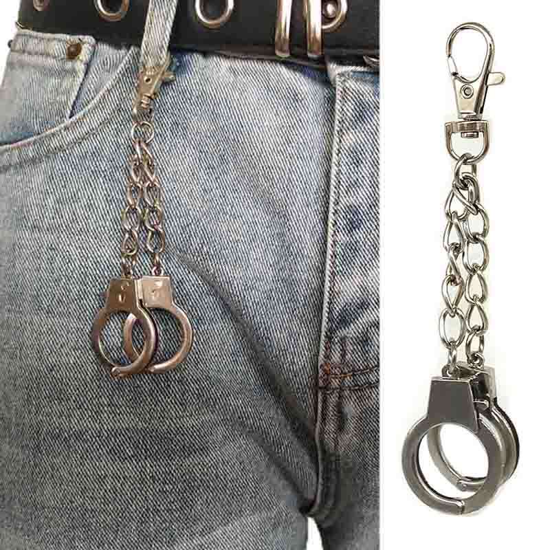 Handcuffs Wallet Belt Chain Rock Hiphop Pants Chain Punk Waist