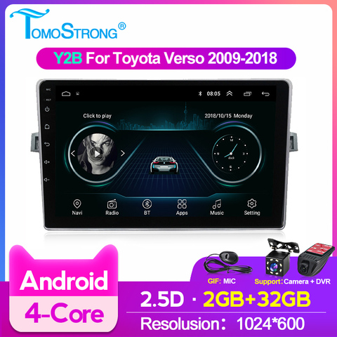 Android Car Multimedia DVD Video Player For Toyota Verso 2009 2010 2011  2012 2013 2014-2022 With Radio GPS no dvd - Price history & Review |  AliExpress Seller - TomoStrong Car Stereo Store 