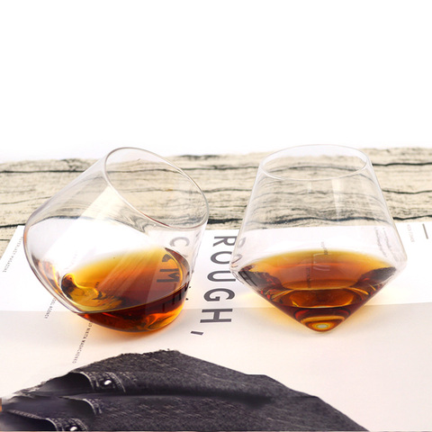 Creative Glass Cup Irregular Whisky Cocktail Wine Glasses