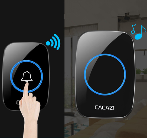 LED light 32 Songs with Waterproof Touch Button M525 Home Security Welcome Wireless Doorbell Smart Chimes Doorbell Alarm ► Photo 1/6