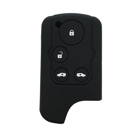 For Honda Spike Key Cover for Honda Freed Odyssey Elysion Key Case 4 Button Remote Key Jacket Car-styling Silica Gel Before 2014 ► Photo 1/6