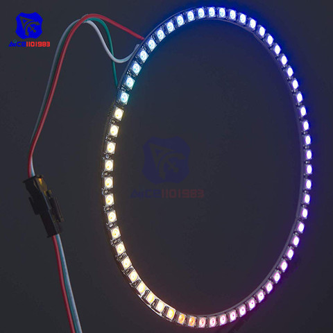 diymore WS2812 5050 SMD RGB LED Ring Full Color 60 Bits RGB LED Strip Module Microcontroller with Integrated Driver for Arduino ► Photo 1/6