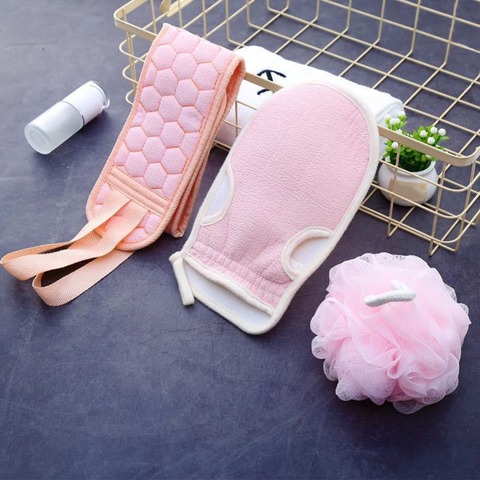 Exfoliating Gloves, Body Exfoliator Scrubbers for Use In Shower or Bath, Deep Exfoliation Glove, Premium Scrub Wash Mitt Dropshi ► Photo 1/6