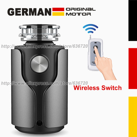New in 2022 Food Waste Disposer German 1200W motor Technology septic assist 1 HP Household garbage disposer ► Photo 1/6