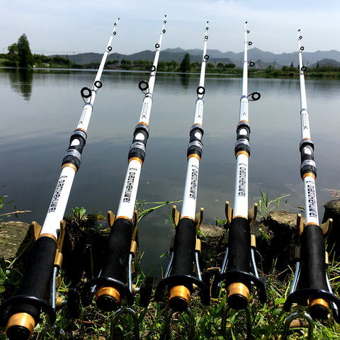 GHOTDA Sea Pole Carbon FRP Material Fishing Rod Quality 2.1m - 3.6m Telescopic fishing rod carbon fiber Spinning Rod ► Photo 1/6