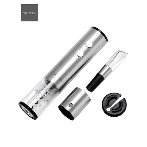 Circle Joy Electric Bottle Opener Stainless Steel Mini Wine Stopper Wine Decanter Aerator ► Photo 1/6