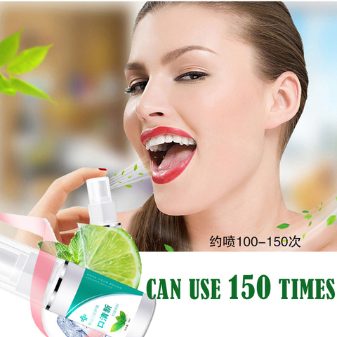 30ML Mouth Breath Spray Oral odor Cavity Gargle Artifact Herbal Tone Clear Lotion fragrance deodorant Antibacterial  freshener ► Photo 1/6