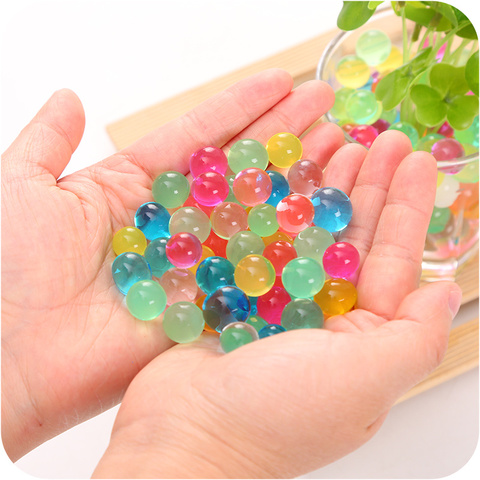 5000Pcs=2bags Home decoration Pearl Shaped Water Beads Crystal mud Soil Hydrogel Decor For wedding Kids Toy Balls ► Photo 1/6