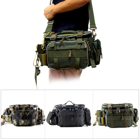 Multifunctional Waterproof Fishing Bag Outdoor Sports Waist Pack Fishing Lures Gear Storage Bag Single Crossbody Bags X448 ► Photo 1/6