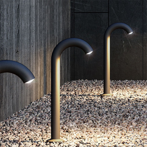 IP68 10W Outdoor Garden Water Faucet Light Landscape Pathway COB Lawn Spotlight Courtyard Villa Aluminum Pillar Bollard Light ► Photo 1/6