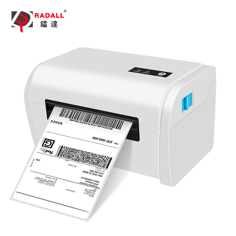 Free Shipping 110mm Thermal Label Printer Shipping Address Thermal Printer Bar code Printer USB/Bluetooth Auto Peeling A6 Paper ► Photo 1/6