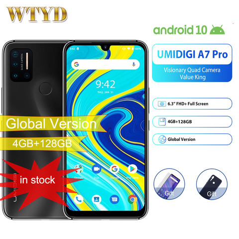 4GB + 128GB UMIDIGI A7 Pro Global Version Smartphone 6.3