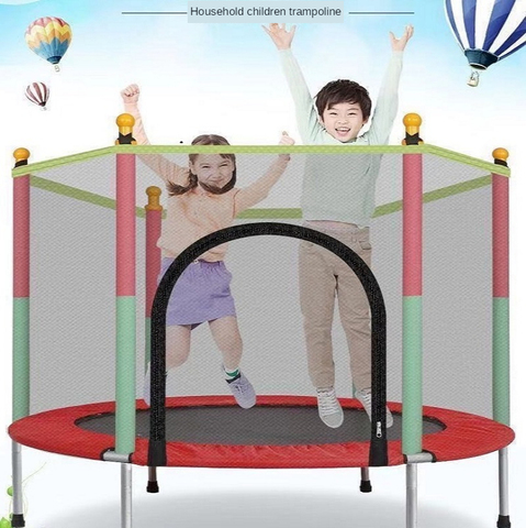 Selfree Indoor Trampoline With Protective Net For Adults Kids Jumping Bed Outdoor Trampolines Exercise Fitness Equipment Bed ► Photo 1/6