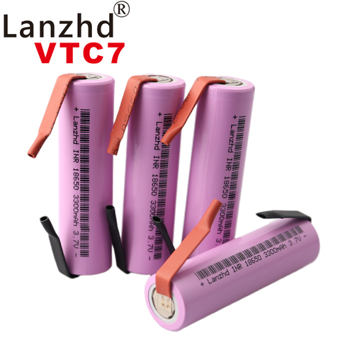2022 NEW 18650 3.7v battery 35E original Rechargeable batteries 18650 lithium Li ion  3300mAh VTC7 +DIY Nickel ► Photo 1/6