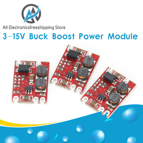 DC-DC Automatic Buck Boost Power Module Step Up and Down Board Input 3V-15V Output 3.3V/5V/4.2V/9V/12V Electronic DIY PCB ► Photo 1/6