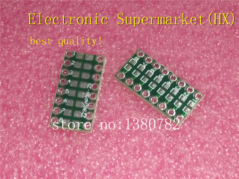 Free shipping 100pcs/lots SMD 0805 0603 0402 To DIP PCB Transfer Board DIP Pin Board Pitch Adapter Keysets ► Photo 1/3