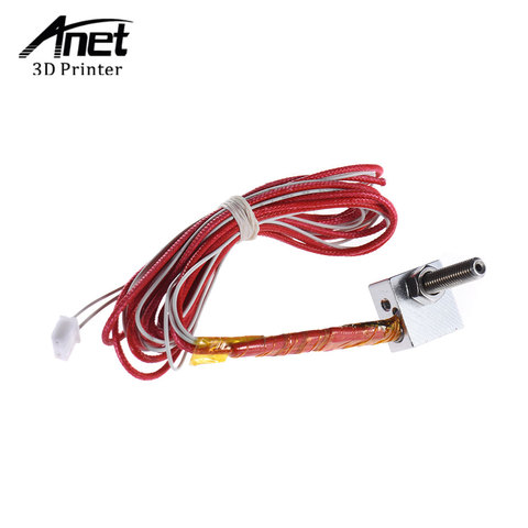 Anet Hih Quality DIY Hot End Kit Nozzle M6 Extruder Throat Heater Thermistor Aluminum Heater Block for Anet A2 A6 A8 3D Printer ► Photo 1/6