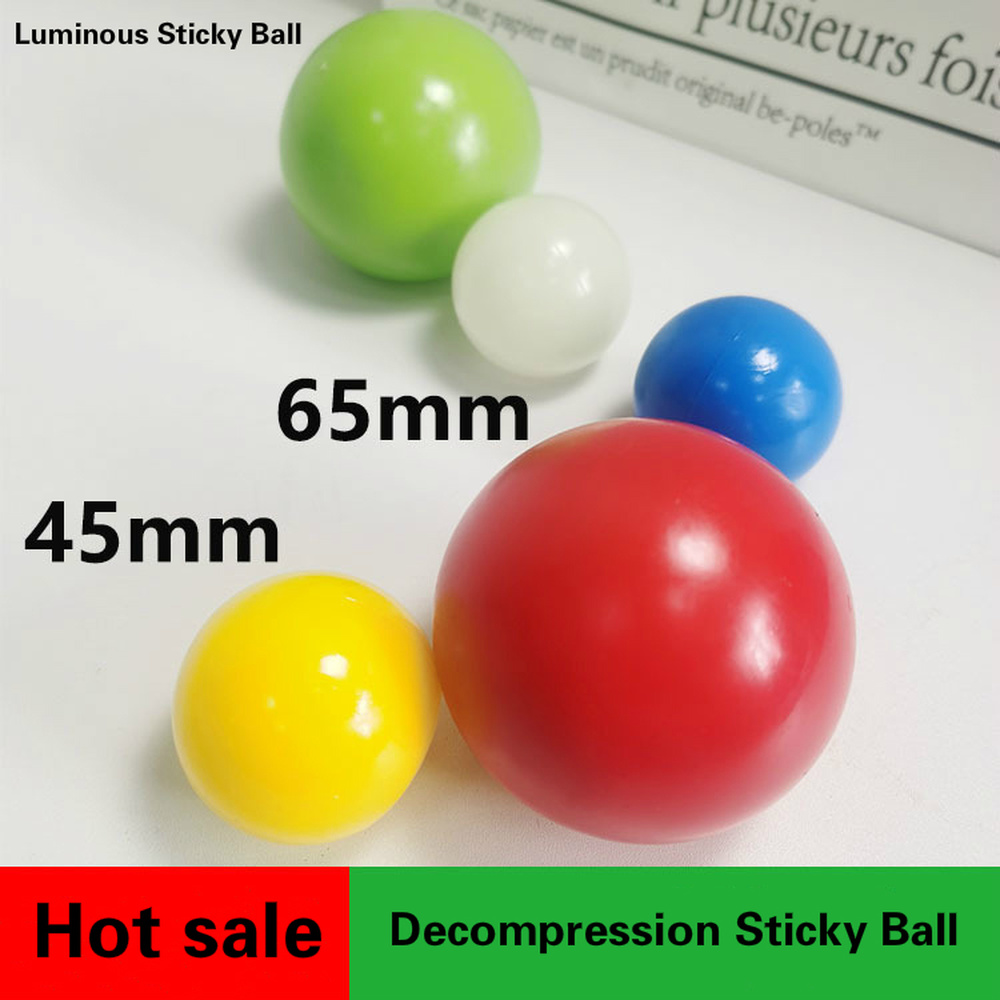 Details about   4pcs Sticky Target Balls Kid Toys Screwball Throw Ceiling Adult Decompression 