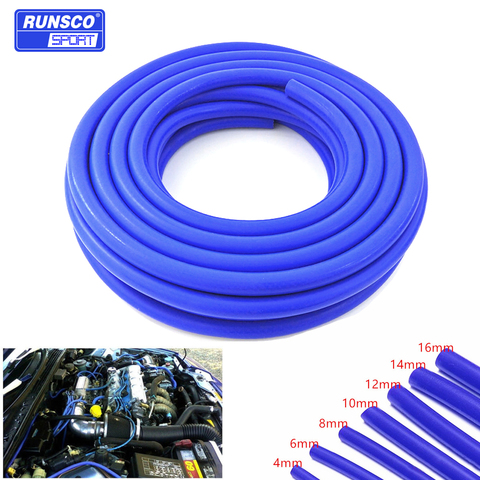 Silicone Vacuum Tube Coolant Hose Silicone Tubing Intercooler Pipe ID 3mm 4mm 5mm 6mm 8mm 10mm 12mm ► Photo 1/5