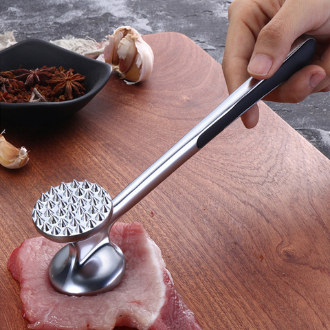 Zinc Alloy Meat Hammer Meat Loose Hammer Pork Chop Steak Hammer Flesh Floss Tender Meat Hammer Creative Kitchen Tool ► Photo 1/1