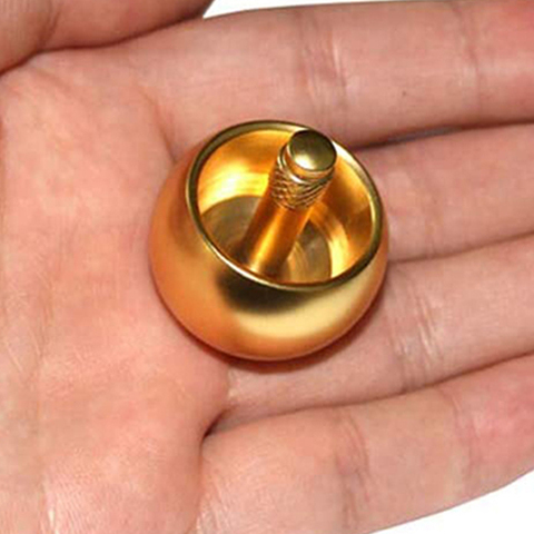 Metal Mushroom Spinner Fidget Anti-stress Metal Flip Over Top Fingertip Gyro Fidget Toy Adult Desk Spinner ► Photo 1/6