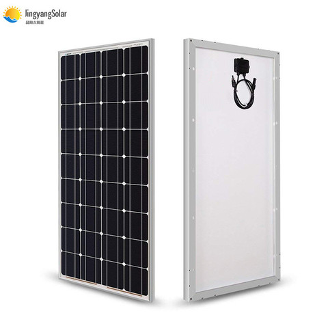 100w 18V Glass Rigid Solar Panel Monocrystalline Cell for 12/24 Volt Battery Charger Panneau Solaire RV Home Boat 200w 300w 400w ► Photo 1/6