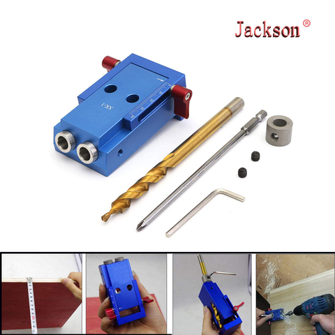 Mini Style Pocket Hole Jig Kit System for Wood Working & Joinery and Step Drill Bit & Accessories Wood Work Tool ► Photo 1/6