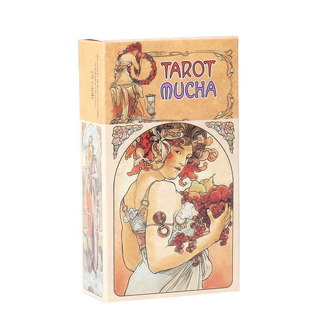 Tarot Mucha Tarot Cards Board Game Card Deck For Family Gathering Party Playing Cards ► Photo 1/6