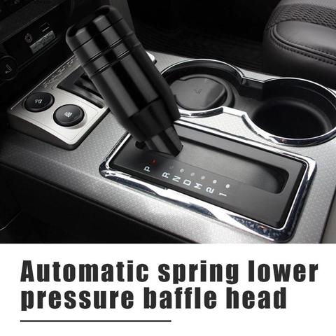 Aluminum Alloy Car Gear Shift Knob Refitting Spring Wear-resisting Durable Automatic Transmission Shifter Lever Knob ► Photo 1/6