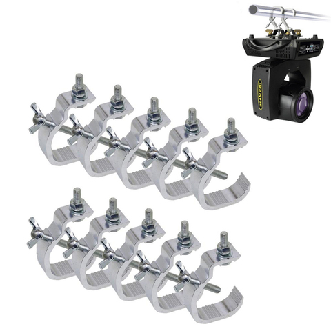 10pcs/lot Aluminum Stage Lights Hook LED Par Clips Professional Stage Equipment Truss DJ Club Light Hanging Hook Clamp Holder ► Photo 1/6