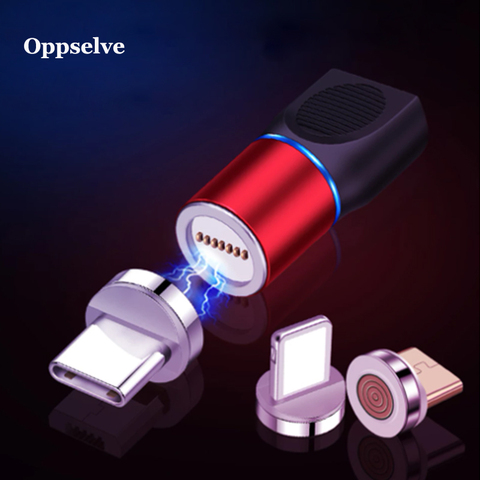 Oppselve USB Micro Magnetic Phone Adapter Micro Female to Male Converter Fast Charging Type C Transfer Micro USB C Connector ► Photo 1/6