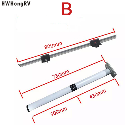 Caravan folding table aluminum RV side wall table parts RV accessories folding table legs with two heights ► Photo 1/3