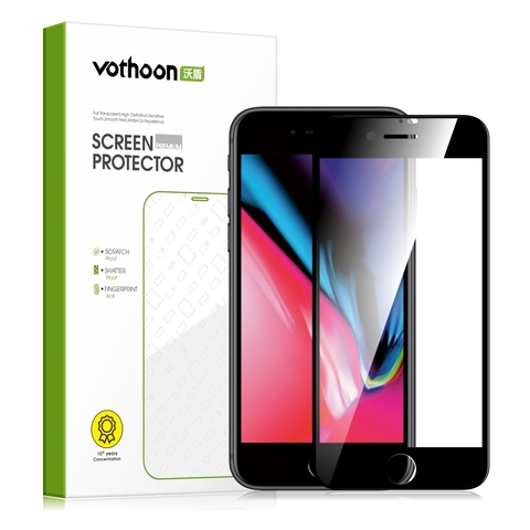 Vothoon Tempered Glass For iphone 6s 7 8 Plus Full Curved Screen Protector For iphone 8 Plus Protector Glass Screen ► Photo 1/6