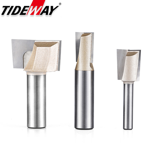 Tideway Bottom Cleaning Router Bits For Wood 1/2 1/4 Inch Shank Woodworking Bits Flat slotted Cutter Professional Grade Bits ► Photo 1/6