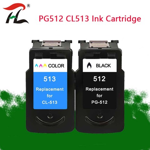 YLC Compatible PG512 CL513 for Canon pg 512 cl 513 ink cartridge for Pixma MP230 MP250 MP240 MP270 MP480 MX350 IP2700 printer ► Photo 1/6
