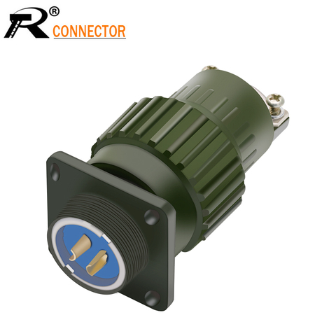 Y2M TJ series 21mm Y21M fast buckle Aviation cable connector plug male & female 2pin 3pin4pin5pin7pin10pin14pin Army green ► Photo 1/6