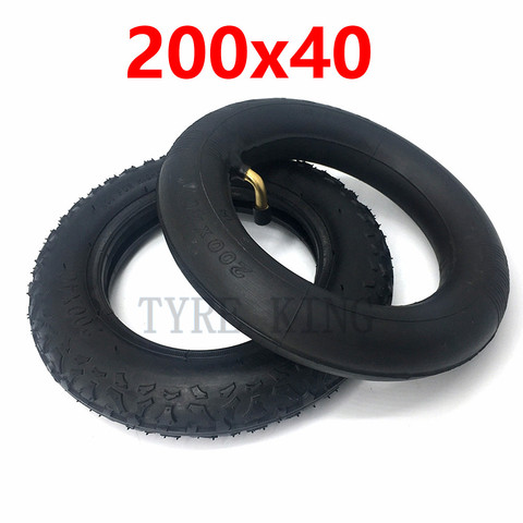 200X40 Inner Tube Outer Tire 200*40 Pneumatic Tire for Folding Bicycle  Scooter Car Motorcycle Accessories Baby's Car ► Photo 1/6