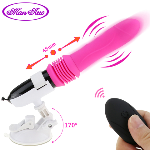 Telescopic Dildo Vibrator Automatic Up Down Massager G-spot Thrusting Retractable Pussy Vibrate Large Size Sex Toys for Women ► Photo 1/6