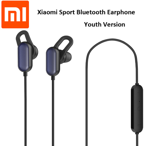 Original Xiaomi Mi Sports Bluetooth Earphones Youth Version Bluetooth 4.1 With Microphone IPX4 Waterproof Long Standby ► Photo 1/6
