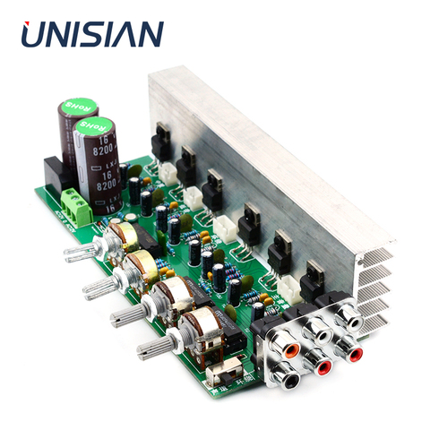 UNISIAN TDA2030 5.1 Channel  Audio Amplifier Board 6*18W 6 channels Surround Center Subwoofer Power Amplifiers For Home Theater ► Photo 1/6