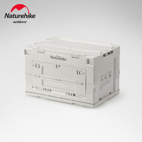 Naturehike 50L Folding Storage Box Portable Large Capacity PP Box Double Door Travel Sundry Tool Box Bearing 20kg Stackable ► Photo 1/6