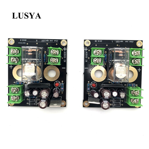 Lusya 2pcs UPC1237 HiFi  speaker protection amplifier finished board AC 12-18V A2-010 ► Photo 1/6