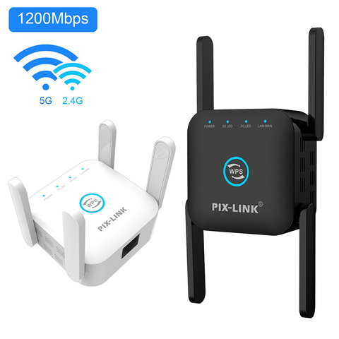 metro Lima gaan beslissen Price history & Review on 5G Wifi Repeater 5ghz Repeater Wifi 1200M Router Wifi  Extender Long Range 2.4G Wi Fi Booster Wi-Fi Signal Amplifier Access Point  | AliExpress Seller - PIX-LINK Store 
