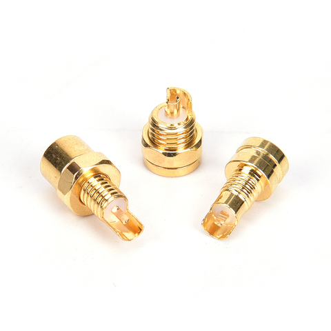 MMCX Female Copper Jack Solder Wire Connector PCB Mount Pin IE800 DIY Audio Plug Adapter Connectors ► Photo 1/6