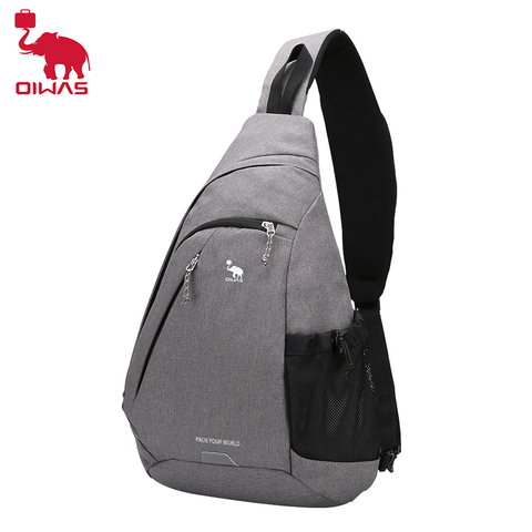 OIWAS One Strap Bag for Men's Travel Sling Bags Leisure School Bolsa Waterproof Crossbody Shoulder Bags For Boy Belt Pack School ► Photo 1/6