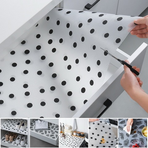 45X122 cm drawer mat oil-proof moisture kitchen table shelf liner mats  cupboards pad paper non slip waterproof closet placemat - Price history &  Review, AliExpress Seller - ChicSoleil Light Store