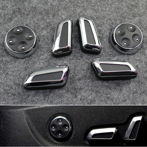 6pcs Seat Adjustable Knob Button Switch For Volkswagen /VW Jetta MK5 GTI Passat B7 CC Tiguan for Audi Q3 Q5 A3 A4 A5 A7 ► Photo 1/6
